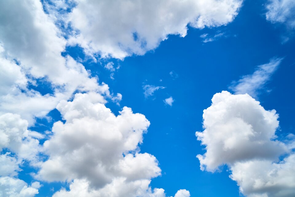 Cloud blue sky