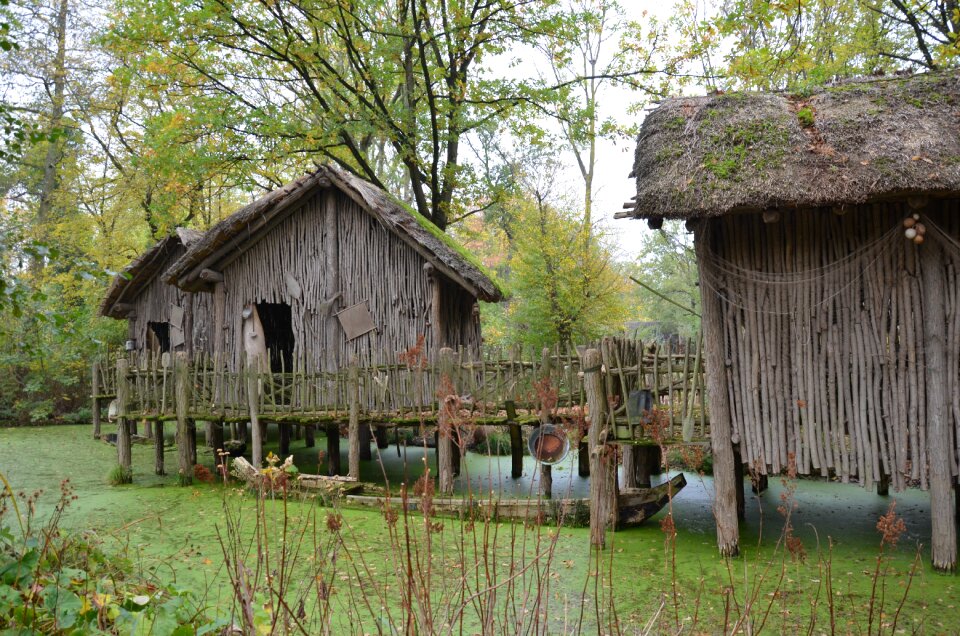 Scale log cabin wood shed