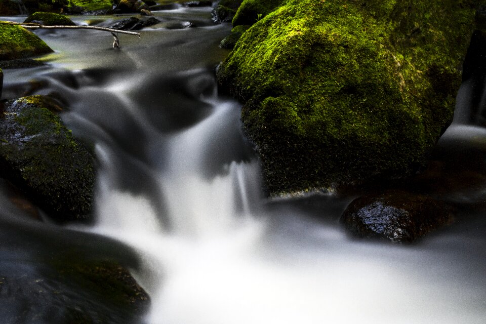 Landscape stones flow
