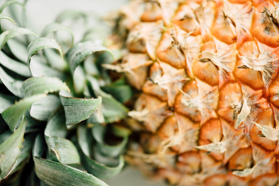 Pineapple dessert appetizer