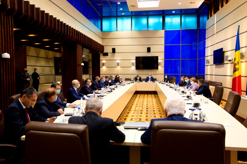 31.10.2020 Întrevederea Președintelui Parlamentului, Zinaida Greceanîi, cu misiunea de observatori ai AIP CSI pentru monitorizarea alegerilor parlamentare (50549762038)
