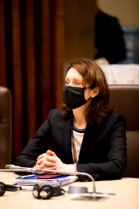 31.10.2020 Întrevederea Președintelui Parlamentului, Zinaida Greceanîi, cu misiunea de observatori ai AIP CSI pentru monitorizarea alegerilor parlamentare (50549762693)