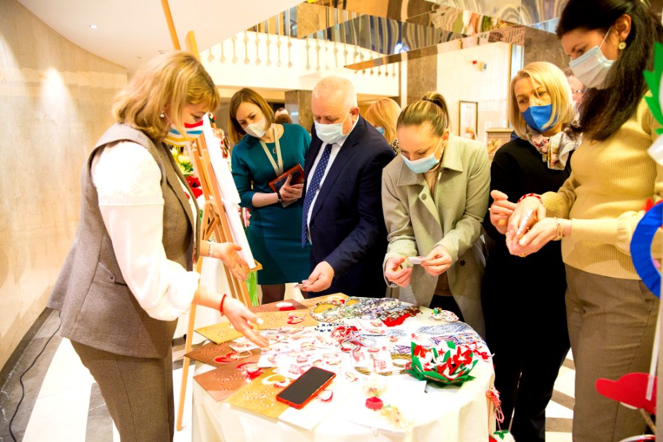 26.02.2021 Inaugurarea celei de a II-a Ediție a Târgului de mărțișoare ”Primăvara care ne unește” (50981986972)