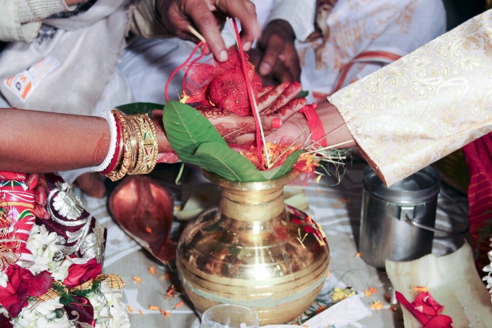 Marriage arrangement wedding