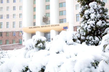 28.01.2021 Iarna în scuarul Parlamentului Republicii Moldova (50883340108)