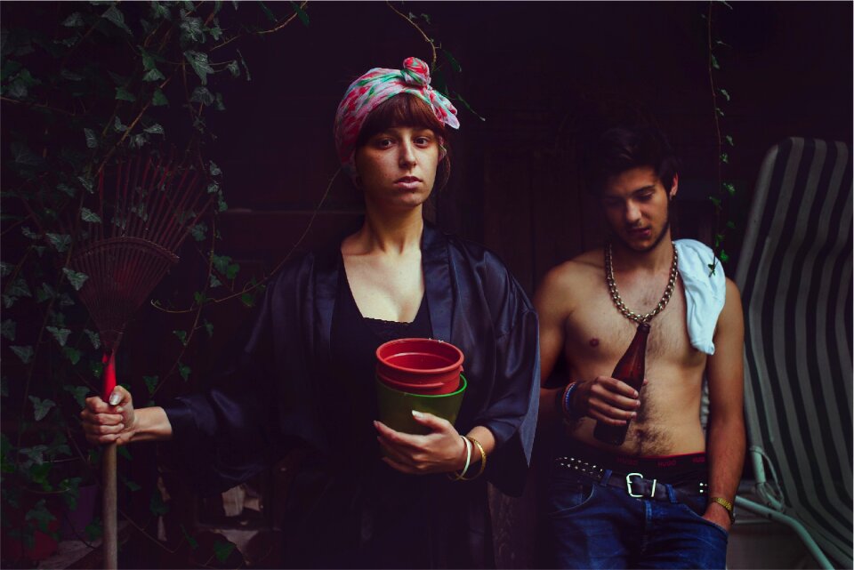 Beer chain shirtless