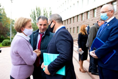 31.10.2020 Întrevederea Președintelui Parlamentului, Zinaida Greceanîi, cu misiunea de observatori ai AIP CSI pentru monitorizarea alegerilor parlamentare (50550621832)