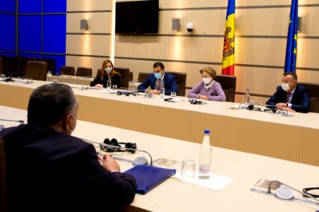 31.10.2020 Întrevederea Președintelui Parlamentului, Zinaida Greceanîi, cu misiunea de observatori ai AIP CSI pentru monitorizarea alegerilor parlamentare (50549761058)