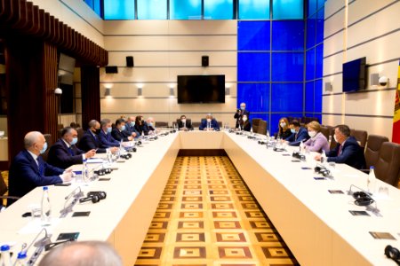 31.10.2020 Întrevederea Președintelui Parlamentului, Zinaida Greceanîi, cu misiunea de observatori ai AIP CSI pentru monitorizarea alegerilor parlamentare (50550494936)