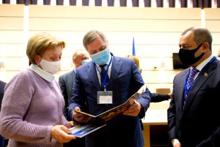 31.10.2020 Întrevederea Președintelui Parlamentului, Zinaida Greceanîi, cu misiunea de observatori ai AIP CSI pentru monitorizarea alegerilor parlamentare (50550494466)