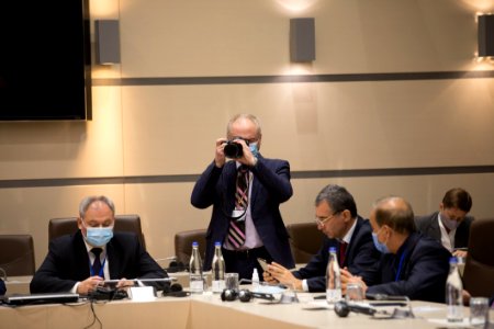 31.10.2020 Întrevederea Președintelui Parlamentului, Zinaida Greceanîi, cu misiunea de observatori ai AIP CSI pentru monitorizarea alegerilor parlamentare (50550495686)