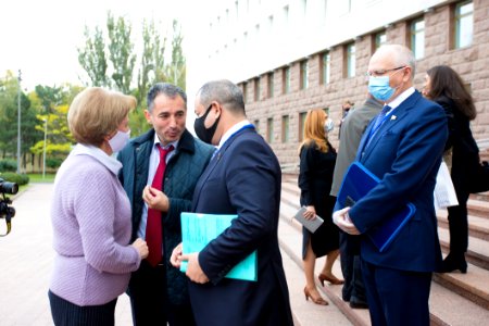31.10.2020 Întrevederea Președintelui Parlamentului, Zinaida Greceanîi, cu misiunea de observatori ai AIP CSI pentru monitorizarea alegerilor parlamentare (50550621932)