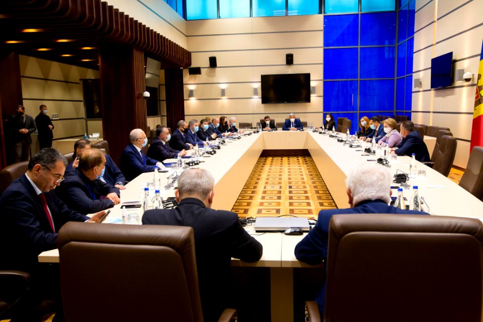 31.10.2020 Întrevederea Președintelui Parlamentului, Zinaida Greceanîi, cu misiunea de observatori ai AIP CSI pentru monitorizarea alegerilor parlamentare (50550622697)