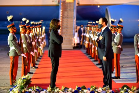 Arribo a Guatemala de la vicepresidenta de los Estados Unidos de América, Kamala Harris, 20210606 (4)