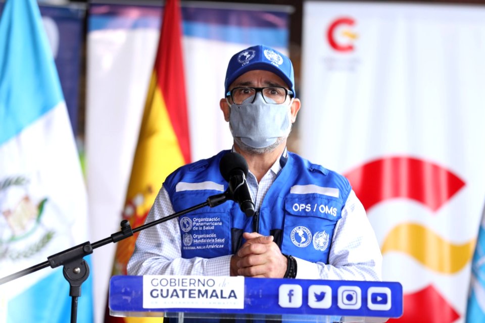 Arribo de vacunas AstraZeneca, Donación Gobierno de España0086 (51359843216)