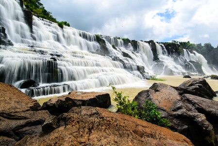 Waterfall ponguor the waterfall landscape nature