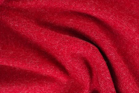 Red fabric textile photo