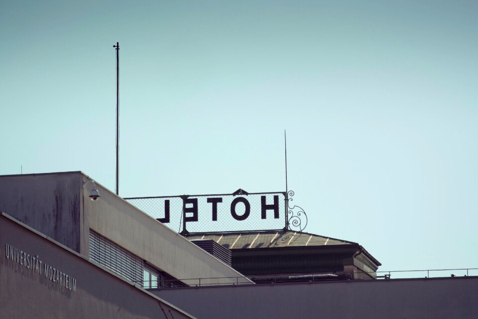 Blue sky signage