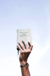 Bible scriptures reading photo