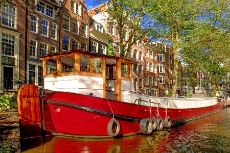 Ship canal amsterdam photo