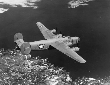 Consolidated PB4Y-1 Liberator (123828) during WW2. (50834612817)