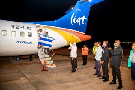 COVID-19 Response Over 100 Cuban Nurses Arrive Barbados (49741193096)