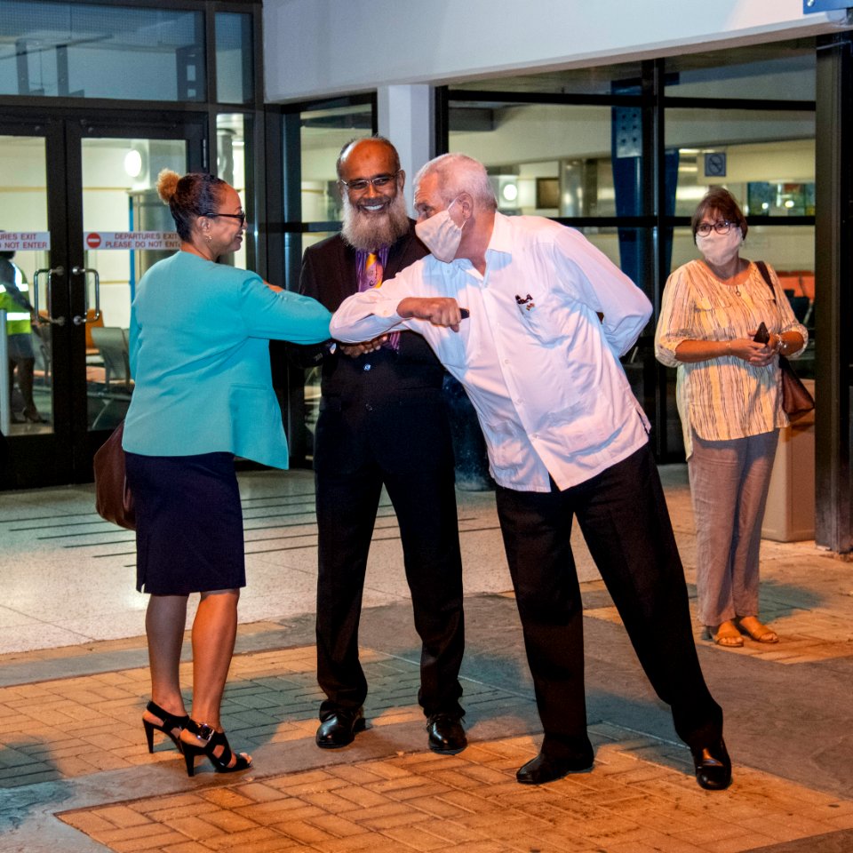 COVID-19 Response Over 100 Cuban Nurses Arrive Barbados (49741518707)