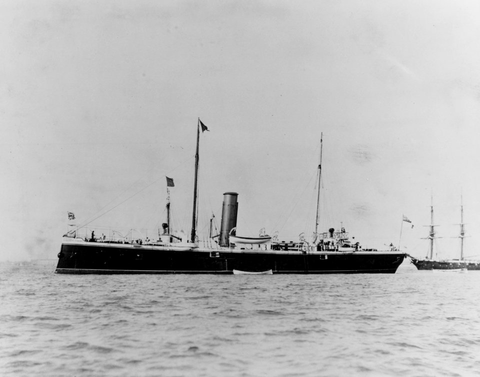 Cruiser HMS Fearless (1891) was one of two Scout Class torpedo cruisers completed for the Royal Navy. (51084902586)