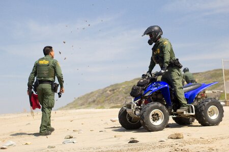 Patrol safety holidaymakers