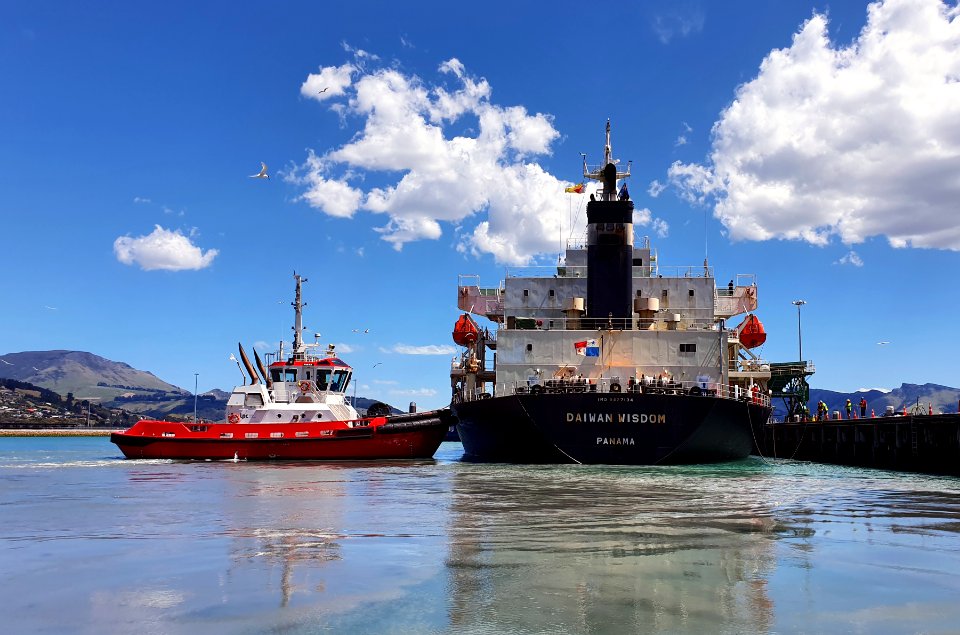 DAIWAN WISDOM. Bulk carrier.Tug Piaka (50690311026)