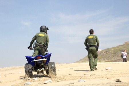 Patrol safety holidaymakers