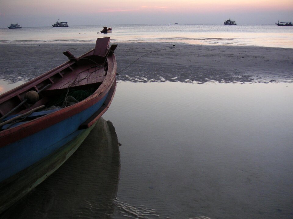 Fishing boat sea asia
