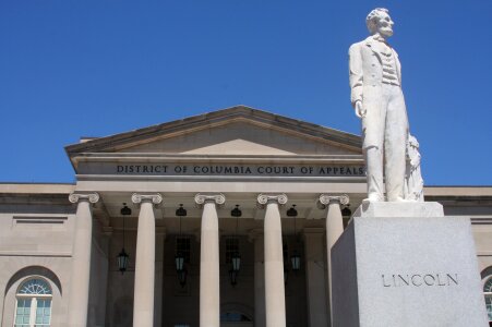 Publicly funded statue dc emancipation day courthouse