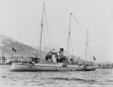DRAGONNE French torpedo-aviso, 1885. (51110240018)