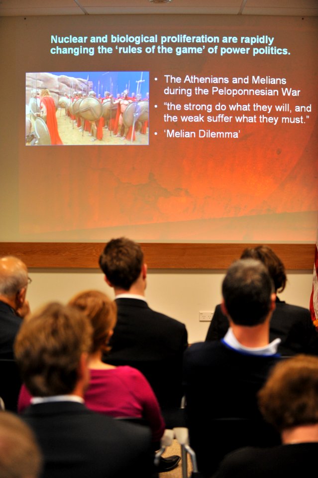 Dr Thomas Preston US Embassy Wellington talk on 'Biological Warfare The New Face of Terrorism' - May 27, 2010 (4645664355)