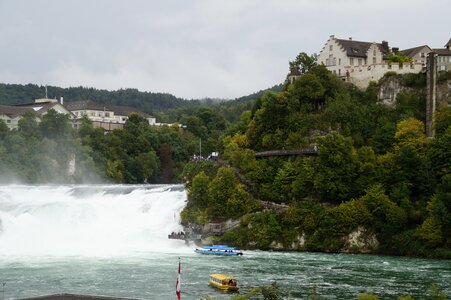 Waterfall rhine water photo