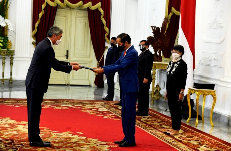 Duta Besar Baru AS Sung Kim Serahkan Surat Kepercayaan Pada Presiden Jokowi (50515049301)