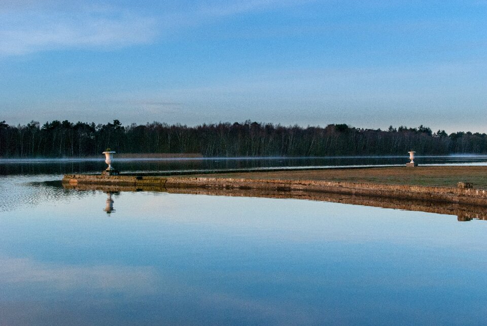 Dawn nature landscape