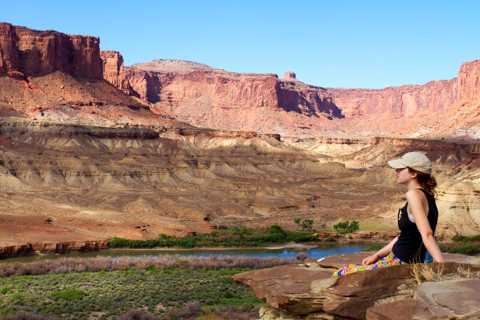 Enjoying the View Near Fort Bottom. (8044070432)