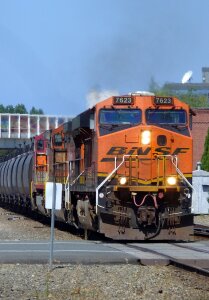 Seattle train freight train