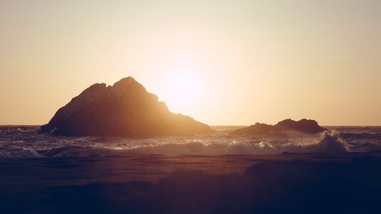 Coast hill rocks