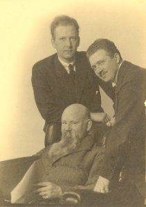 Ernst Norlind, Olof Andersson, Viking Dahl - SMV - MM 0103b