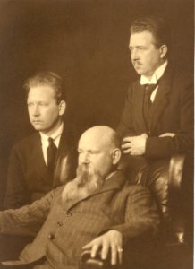 Ernst Norlind, Viking Dahl, Olof Andersson - SMV - MM 0491
