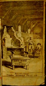 Etching from the book Antonio Neri, De Arte Vitraria, Amsterdam, Andreas Frisius, 1669 - National Library of Naples (43714183380)