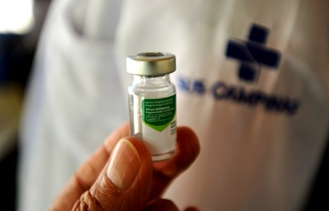 Flu vaccine vial (2021) A