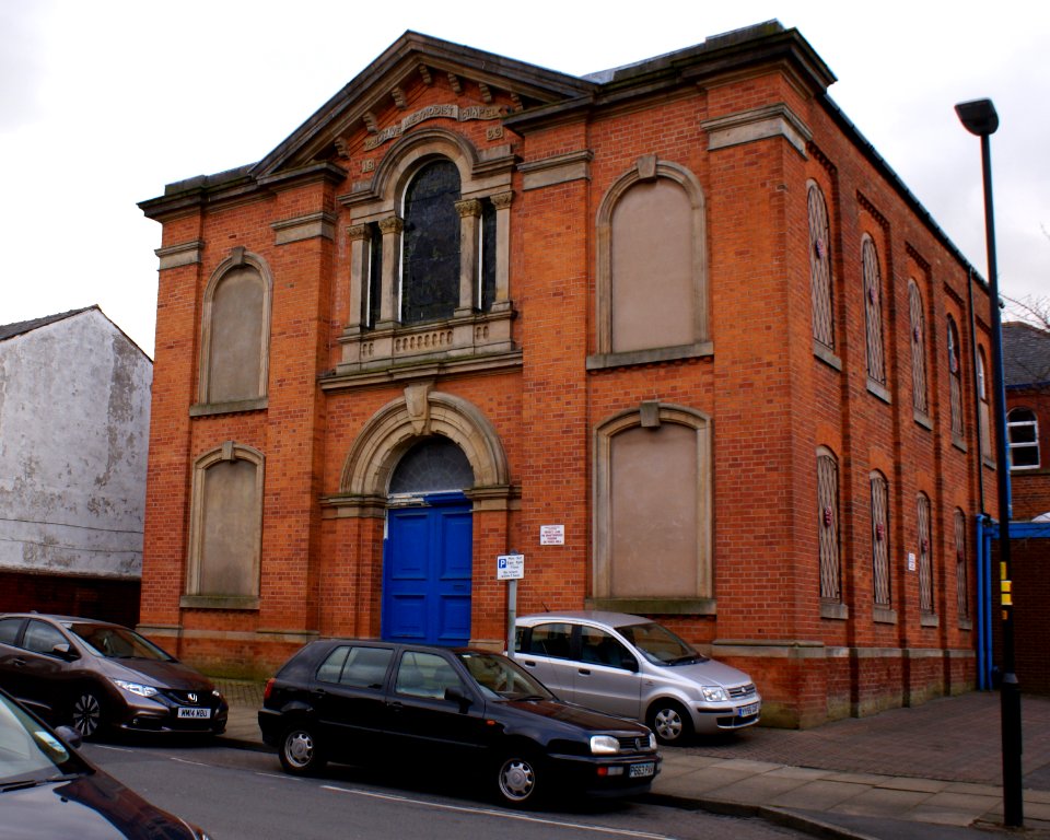 Former Primitive Methodist Chapel, Cunliffe Street. Currently the Masonic Hall. (16524934687)