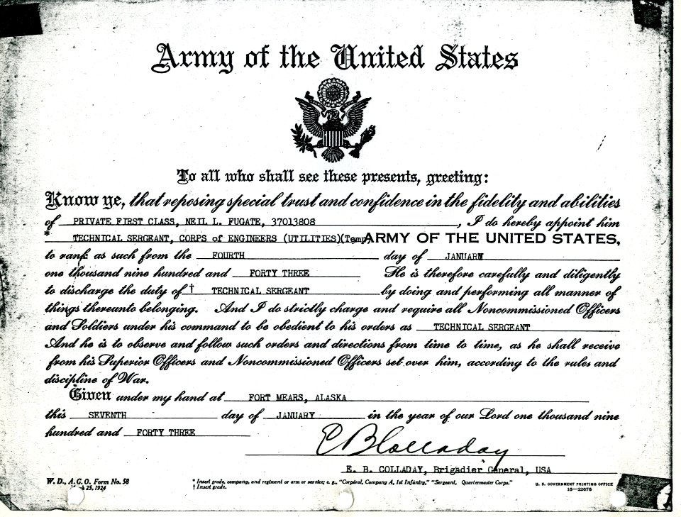 Fugate copy army promotion paperwork (25181573690)