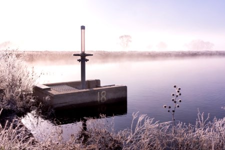 Frosty morning at Gavins Point NFH (51158135059)