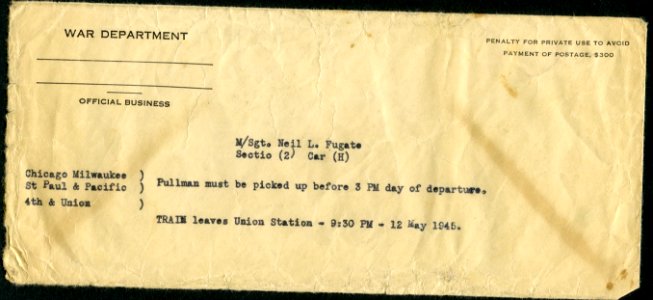 Fugate movement order envelope (24846519504)