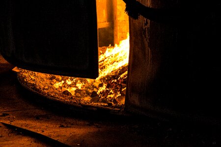 Coal fire radiance